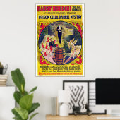 Harry Houdini Gevangenis Cel en Barrel Mystery Poster (Thuiskantoor)