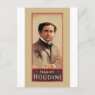 Harry Houdini Illusionist ~ Magicien ~ Escapologis Briefkaart