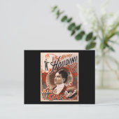 Harry Houdini King of Cards Briefkaart (Staand voorkant)