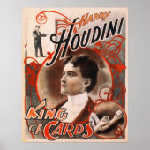 Harry Houdini King of Kaarten Poster (Voorkant)