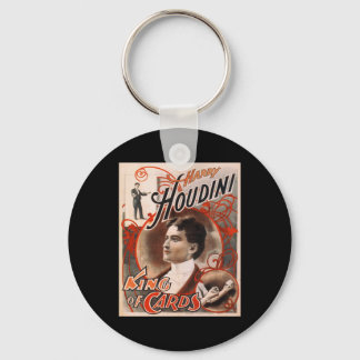 Harry Houdini King of Kaarten Sleutelhanger