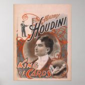 Harry HOUDINI Magicia VAUDEVILLE Poster (Voorkant)