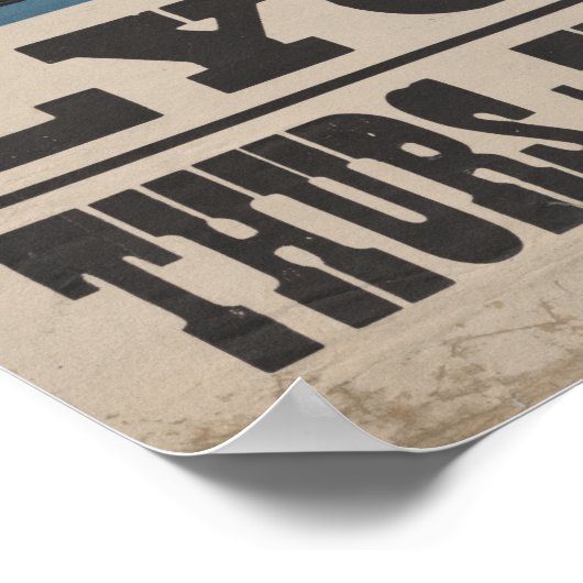 Harry HOUDINI Mentalist VAUDEVILLE Poster (Hoek)