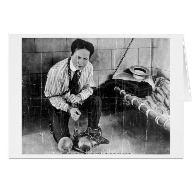 Harry Houdini Over aan Escape uit de gevangenis (Voorkant Horizontaal)