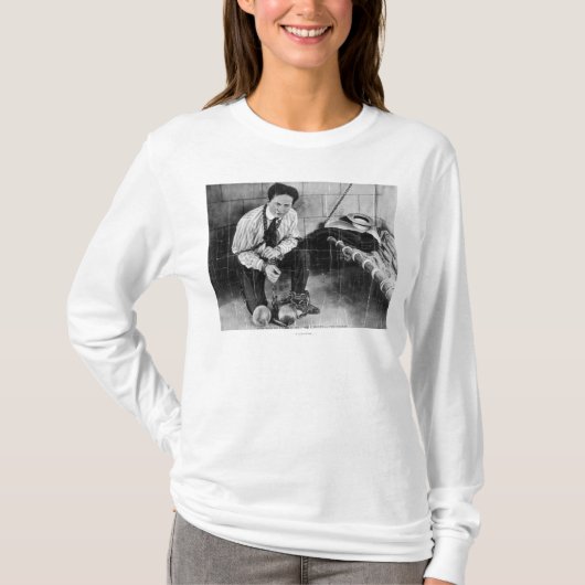 Harry Houdini Over aan Escape uit de gevangenis T-shirt (Voorkant)