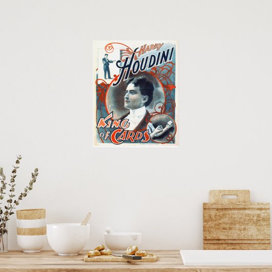 Harry Houdini Poster (Keuken)