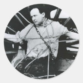 Harry Houdini Ronde Sticker (Voorkant)