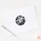 Harry Houdini Ronde Sticker (Envelop)