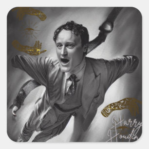 Harry Houdini Stickers Portret Art Pop Art