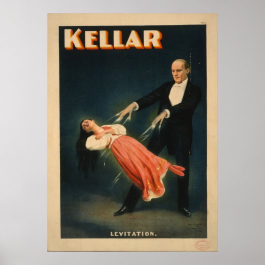 Harry Kellar Magicia Adverteren Poster (Voorkant)