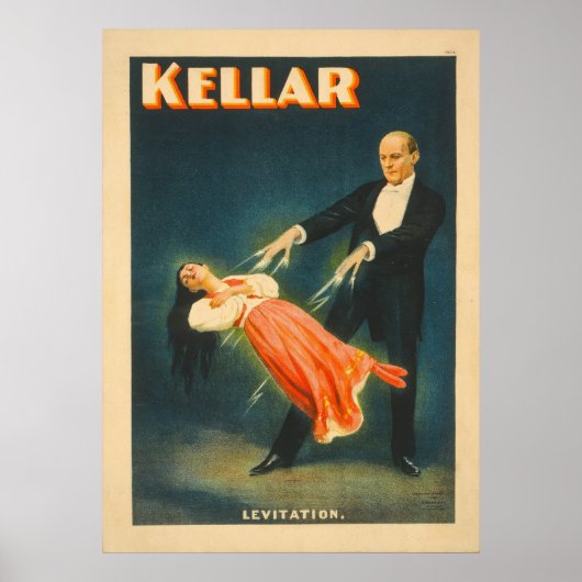 Harry Kellar Magician Lithograph Poster (Voorkant)