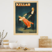 Harry Kellar Magician Lithograph Poster (Keuken)