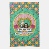 HARRY & MEGHAN COMMEMORATIVE WEDDING TEA TOWEL THEEDOEK (Verticaal)