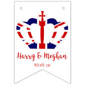 Harry & Meghan Crown | Koninklijke bruiloft Vlaggetjes (Derde vlag)