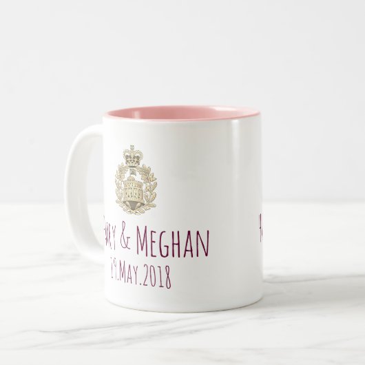 Harry & Meghan Double Sided Gift Mok (Voorkant links)