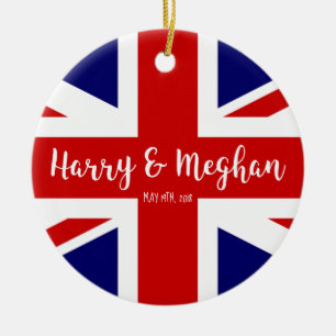 Harry & Meghan   Herdenking rond koninklijk huweli Keramisch Ornament