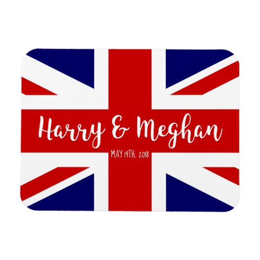 Harry & Meghan | Herdenking rond koninklijk huweli Magneet (Horizontaal)