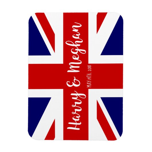 Harry & Meghan | Herdenking rond koninklijk huweli Magneet (Verticaal)