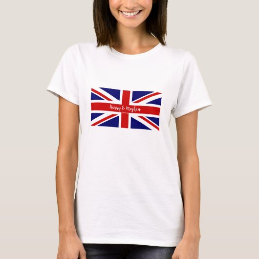 Harry & Meghan | Herdenking rond koninklijk huweli T-shirt (Voorkant)
