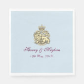 Harry Meghan Posh koninklijke huwelijksfeest serve Servet (Voorkant)