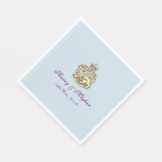 Harry Meghan Posh koninklijke huwelijksfeest serve Servet (Hoek)