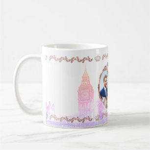 Harry+Meghan Rose Goud/Diy achtergrondkleur Koffiemok