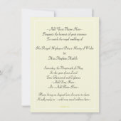 Harry Meghan Royal Wedding Posh Invitation (Blauw) Kaart (Achterkant)