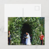 Harry Meghan trouwdag kus chapel ingang Briefkaart (Voorkant / Achterkant)