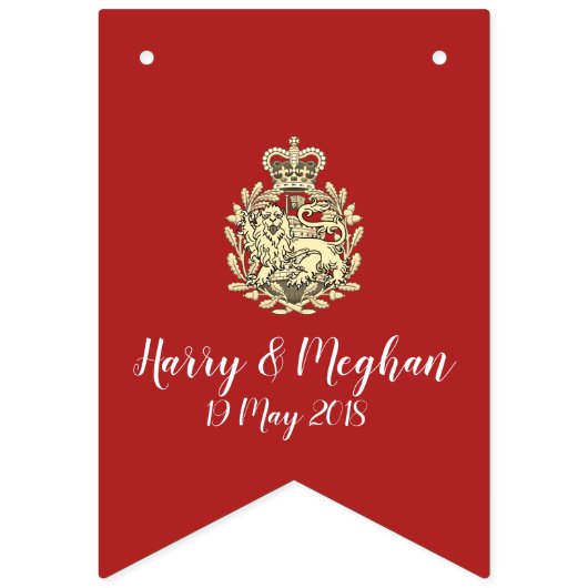 Harry Meghan Verenigd Koninkrijk Vlag Wedding Part Vlaggetjes (Eerste vlag)