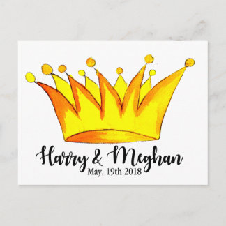 Harry & Meghan Wedding, 19 mei 2018 Briefkaart