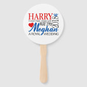 Harry & Meghan Wedding, 19 mei 2018 Handwaaier (Voorkant)