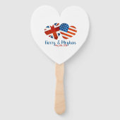 Harry & Meghan Wedding, 19 mei 2018 Handwaaier (Achterkant)