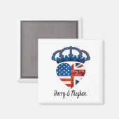 Harry & Meghan Wedding, 19 mei 2018 Magneet (Voorkant / Achterkant)