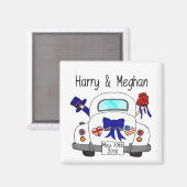Harry & Meghan Wedding, 19 mei 2018 Magneet (Voorkant / Achterkant)