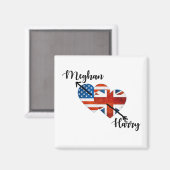 Harry & Meghan Wedding, 19 mei 2018 Magneet (Voorkant / Achterkant)