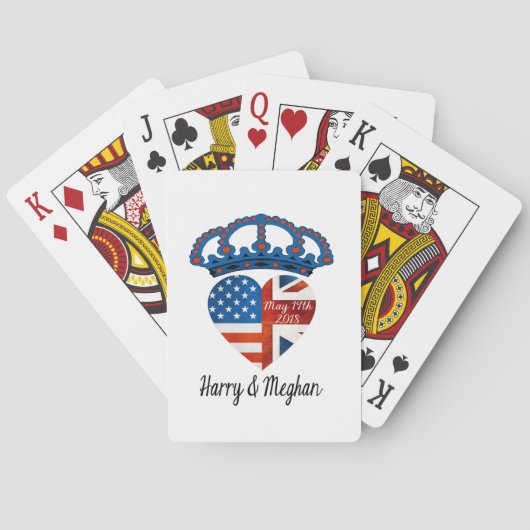 Harry & Meghan Wedding, 19 mei 2018 Pokerkaarten (Achterkant)
