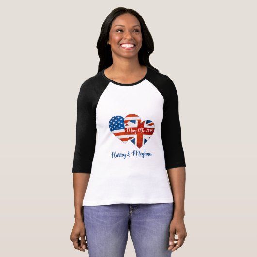 Harry & Meghan Wedding, 19 mei 2018 T-shirt (Voorkant volledig)