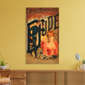Harry Montague's Comedy "Kerel" theaterPoster Canvas Afdruk (Insitu (Woonkamer))