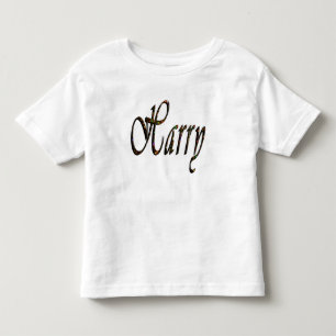 Harry, naam, Logo, Toddlers White T-shirt