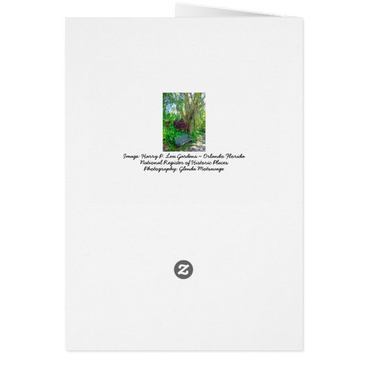 Harry P. Leu Botanical Gardens Orlando Florida (Achterkant)