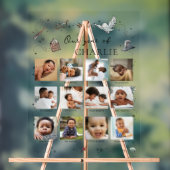 Harry Potter 1st Birthday - 12 maanden fotocollage Acryl Bord (Neutraal)