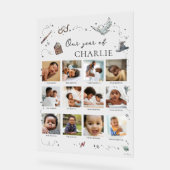 Harry Potter 1st Birthday - 12 maanden fotocollage Acryl Bord (Hoek)