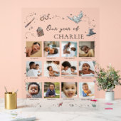 Harry Potter 1st Birthday - 12 maanden fotocollage Acryl Bord (Huwelijk)