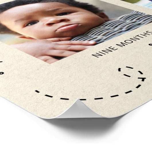 Harry Potter 1st Birthday - 12 maanden fotocollage Poster (Hoek)