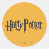 Harry Potter 2 Ronde Sticker (Voorkant)