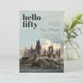 Harry Potter | 50e verjaardag van Zweinstein Castl Kaart (Staand voorkant)