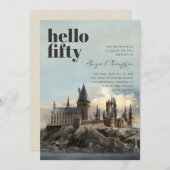 Harry Potter | 50e verjaardag van Zweinstein Castl Kaart (Voorkant / Achterkant)