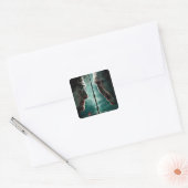 Harry Potter 7 Deel 2 - Harry vs. Heer Voldemort Vierkante Sticker (Envelop)