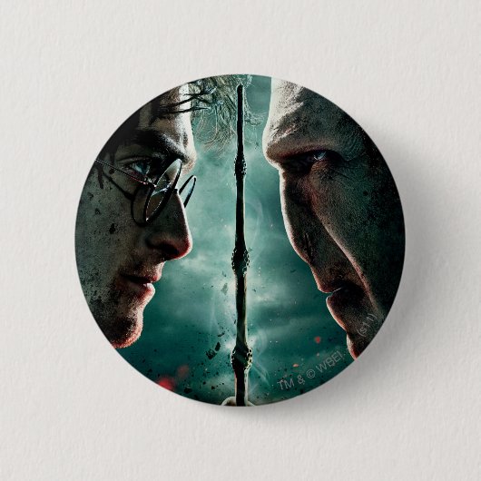 Harry Potter 7 Part 2 - Harry vs. Voldemort Ronde Button 5,7 Cm (Voorkant)