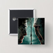 Harry Potter 7 Part 2 - Harry vs. Voldemort Vierkante Button 5,1 Cm (Voorkant /achterkant)